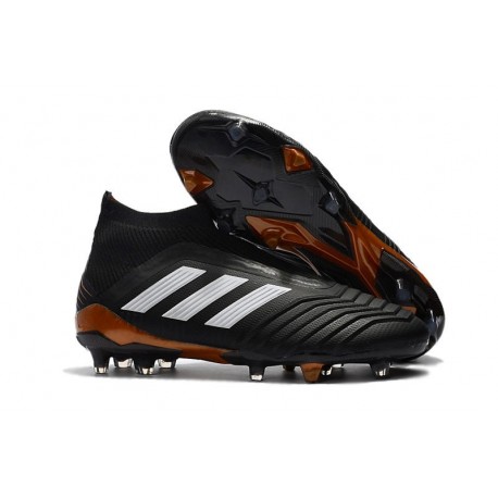 Nuevo Zapatillas de fútbol Adidas Predator 18+ FG Negro Blanco Rojo