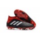 Baratas Botas de fútbol Adidas Predator 18+ FG Negro Rojo Blanco