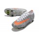 Nike Mercurial Vapor XIII Elite SG Anti Clog CR7 Blanco Naranja Negro