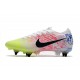 Nike Mercurial Vapor XIII Elite SG Neymar Blanco Negro Azul Racer Volt