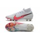 Zapatillas Nike Mercurial Superfly VII Elite DF FG Blanco Rojo Azul