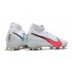Zapatillas Nike Mercurial Superfly VII Elite DF FG Blanco Rojo Azul