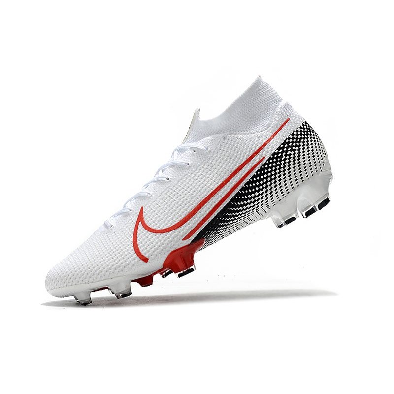 Nike Mercurial Superfly 7 Elite FG Blanco Carmesí láser Negro