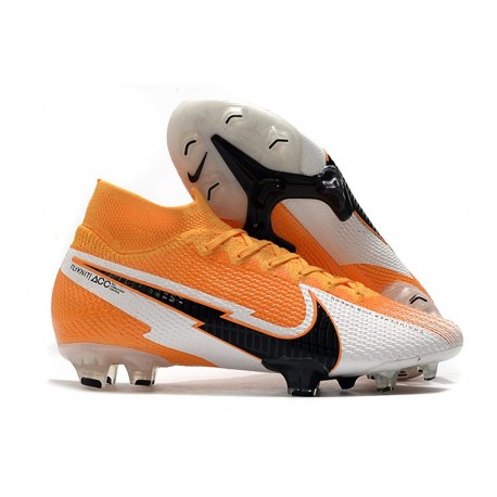 Zapatillas Nike Mercurial Superfly VII Elite DF FG Láser Naranja Negro Blanco