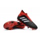 Baratas Botas de fútbol Adidas Predator 18+ FG Negro Rojo Blanco