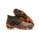 Zapatillas de fútbol Adidas Predator 18+ FG Para Hombre Oliva Negro Naranja
