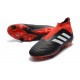 Baratas Botas de fútbol Adidas Predator 18+ FG Negro Rojo Blanco