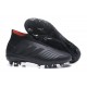 Baratas Botas de fútbol Adidas Predator 18+ FG Todo Negro