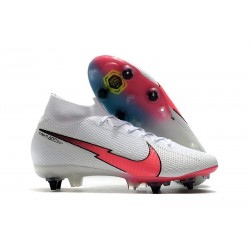 Nike Mercurial Superfly 7 Elite SG-PRO Anti Clog Blanco Rojo Azul
