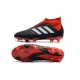 Baratas Botas de fútbol Adidas Predator 18+ FG Negro Rojo Blanco
