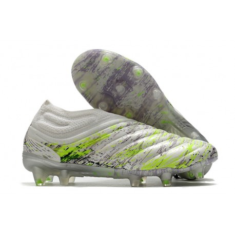 adidas Copa 20+ FG Botas de fútbol - Blanco Negro Verde