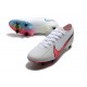 Nike Mercurial Vapor XIII Elite SG Anti Clog Blanco Rojo Azul
