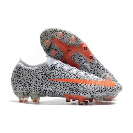 Nike Mercurial Vapor 13 Elite AG Pro CR7 Blanco Total Naranja Negro