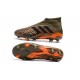 Zapatillas de fútbol Adidas Predator 18+ FG Para Hombre Oliva Negro Naranja