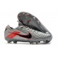 Nike Tiempo Legend VIII Elite FG Botas - Gris Negro Rojo