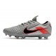 Nike Tiempo Legend VIII Elite FG Botas - Gris Negro Rojo