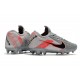 Nike Tiempo Legend VIII Elite FG Botas - Gris Negro Rojo