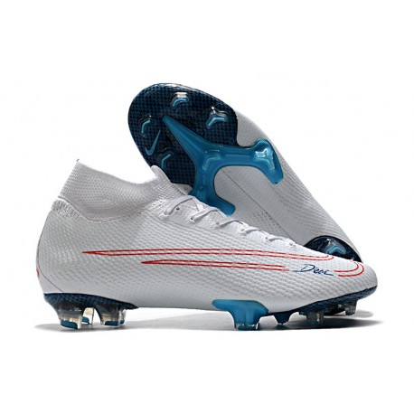 Nike CR7 x Bugatti Mercurial Superfly 7 Elite FG Blanco Rojo Azul