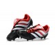 Zapatillas de fútbol Adidas Predator Precision FG Negro Blanco Rojo