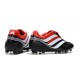 Zapatillas de fútbol Adidas Predator Precision FG Negro Blanco Rojo