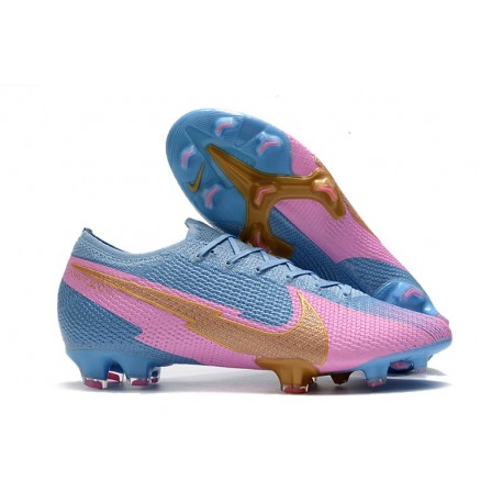 Nike Mercurial Vapor 13 Elite FG ACC Bleu Rosa Oro