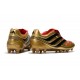 Zapatillas de fútbol Adidas Predator Precision FG Negro Oro Rojo