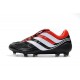 Zapatillas de fútbol Adidas Predator Precision FG Negro Blanco Rojo