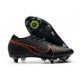 Nike Mercurial Vapor XIII Elite SG Anti Clog Negro Rojo