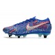 Nike Mercurial Vapor XIII Elite SG Anti Clog Sancho Azul Blanco Verde