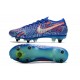 Nike Mercurial Vapor XIII Elite SG Anti Clog Sancho Azul Blanco Verde
