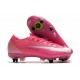 Nike Mercurial Vapor XIII Elite SG Mbappé Explosión Rosa Blanco Negro