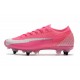 Nike Mercurial Vapor XIII Elite SG Mbappé Explosión Rosa Blanco Negro