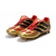 Zapatillas de fútbol Adidas Predator Precision FG Negro Oro Rojo