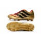 Zapatillas de fútbol Adidas Predator Precision FG Negro Oro Rojo
