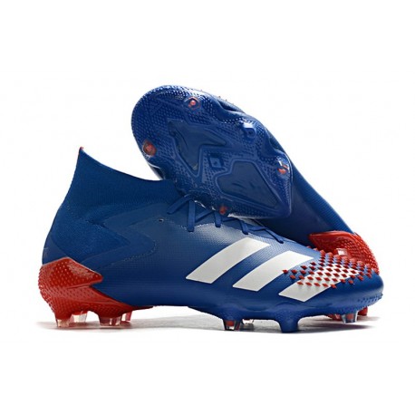 Bota de Fútbol adidas Predator Mutator 20.1 FG Azul Blanco Rojo