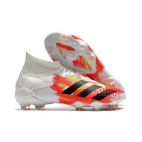 Bota de Fútbol adidas Predator Mutator 20.1 FG Blanco Negro Pop