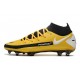 Botas Nike Phantom GT Elite Dynamic Fit FG Amarillo Negro Blanco