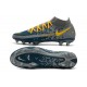 Botas Fútbol Nike Phantom GT Elite Dynamic Fit FG Armada Gris Amarillo