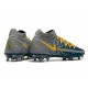 Botas Fútbol Nike Phantom GT Elite Dynamic Fit FG Armada Gris Amarillo
