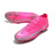 Botas de Fútbol Nike Phantom GT Elite Dynamic Fit FG Rosa Plata