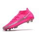 Botas de Fútbol Nike Phantom GT Elite Dynamic Fit FG Rosa Plata