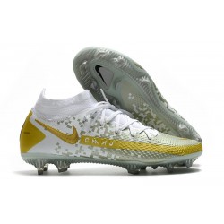 Nike Phantom Generative Texture Elite DF FG Blanco Oro