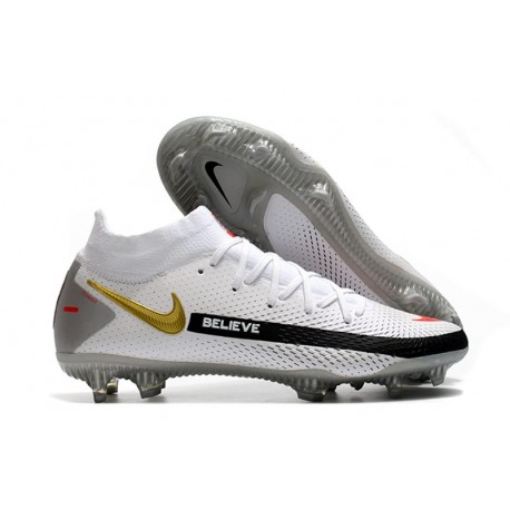 Nike Phantom Generative Texture Elite DF FG Blanco Negro Oro Rojo