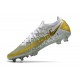Bota de Futbol Nike Phantom GT Elite FG - Oro Blanco