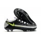 Nike Tacón de Fútbol Phantom GT Elite FG - Negro Gris Amarillo