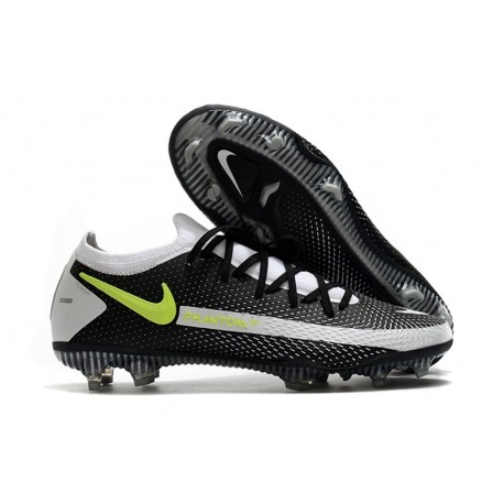 Nike Tacón de Fútbol Phantom GT Elite FG - Negro Gris Amarillo