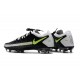 Nike Tacón de Fútbol Phantom GT Elite FG - Negro Gris Amarillo