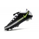 Nike Tacón de Fútbol Phantom GT Elite FG - Negro Gris Amarillo