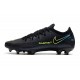 Nike Tacón de Fútbol Phantom GT Elite FG - Negro Amarillo