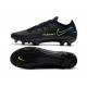 Nike Tacón de Fútbol Phantom GT Elite FG - Negro Amarillo